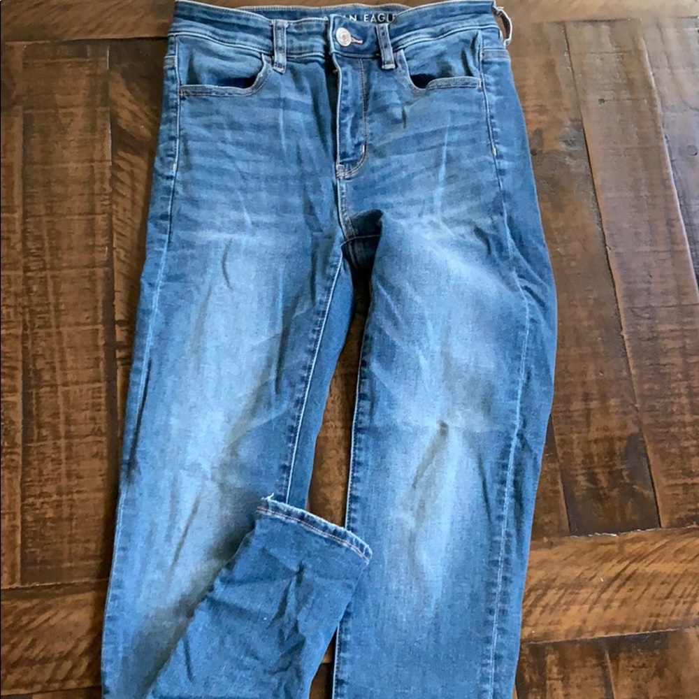 American eagle next level stretch hi-rise jeggings